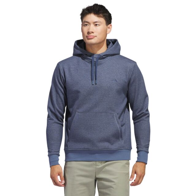 adidas Golf Mens Go To Moisture Wicking Recycled Pullover Hoody