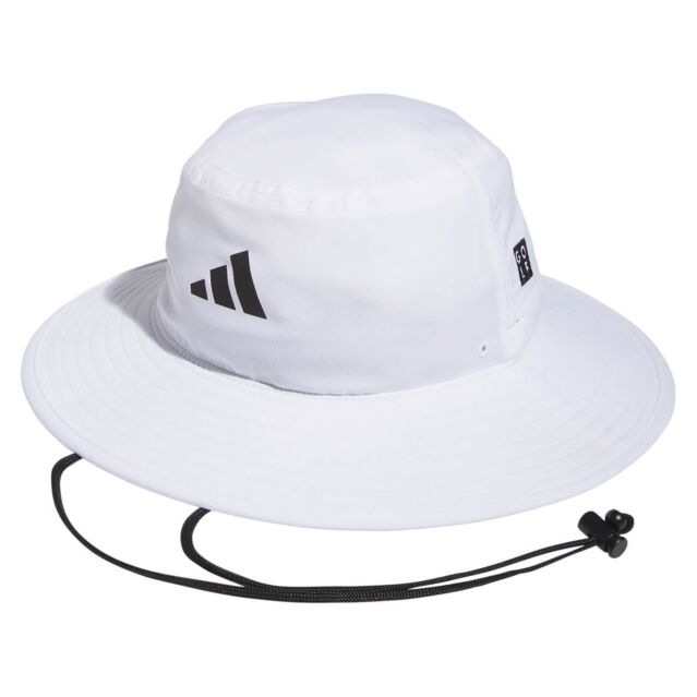 adidas Golf Mens 2024 Wide Brim UPF 50+ Moisture Absorbing Recycled Hat