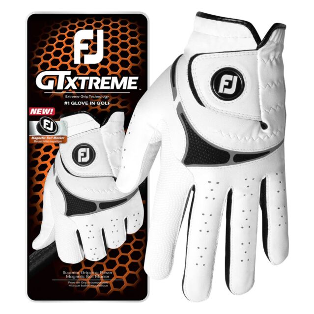 FootJoy Mens 2024 Regular Left Hand Xtreme Grip Leather Blend Golf Glove