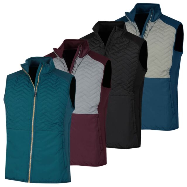 Proquip Mens Gust Therma Windproof Light Stretch Quilted Golf Gilet