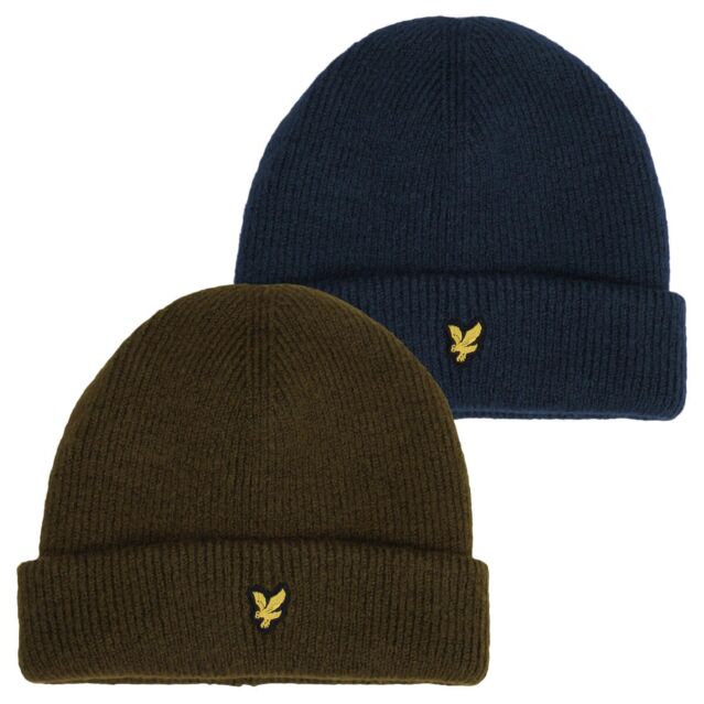 Lyle & Scott Mens Chunky Warm Cosy Winter Knit One Size Beanie Hat