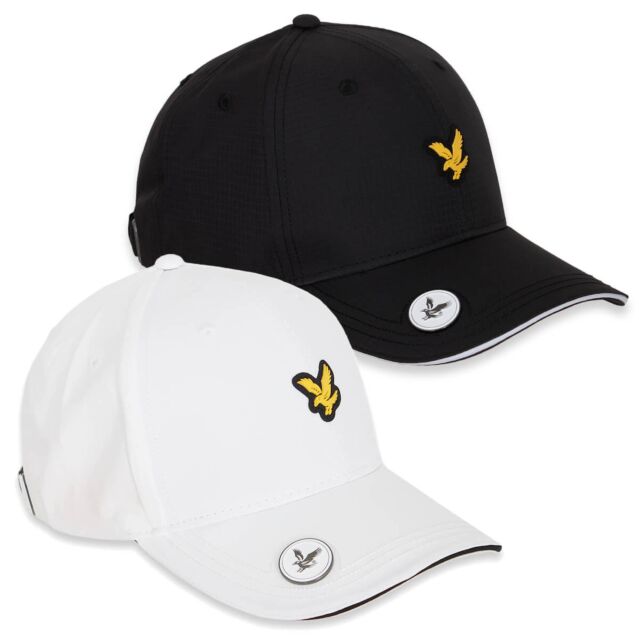 Lyle & Scott Mens 2025 Ballmarker Golden Eagle Logo One Size Golf Cap