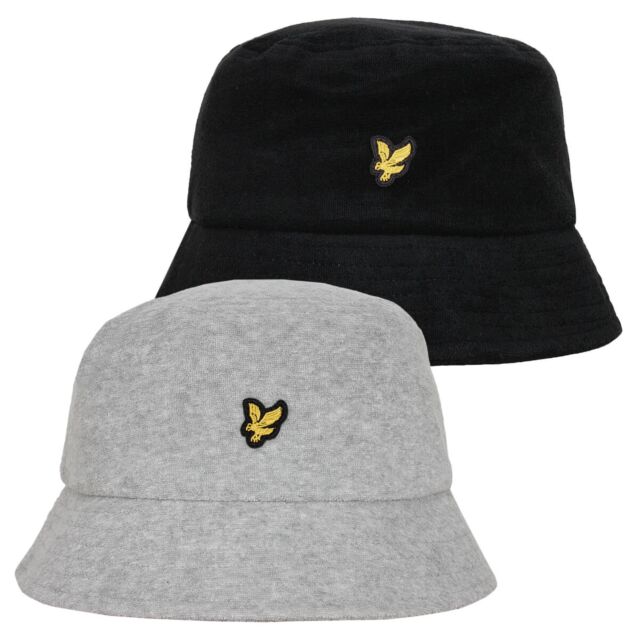 Lyle and scott black bucket hat shop