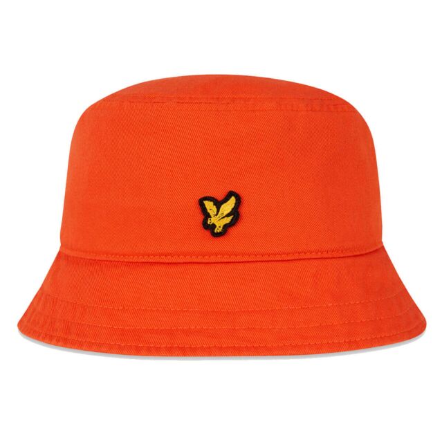 Lyle & Scott Unisex Cotton Twill Eagle Branded Classic Bucket Hat