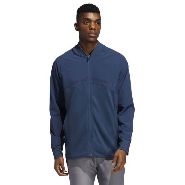 adidas Golf Mens Hybrid Full Zip Hydrophilic Jacket