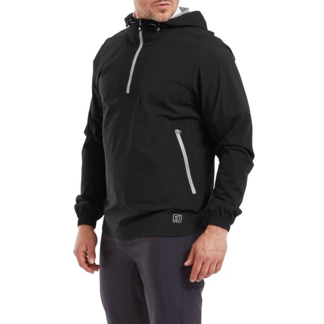 Footjoy Mens 2025 HydroLite X Waterproof Breathable Knit Panelling Golf Hoody