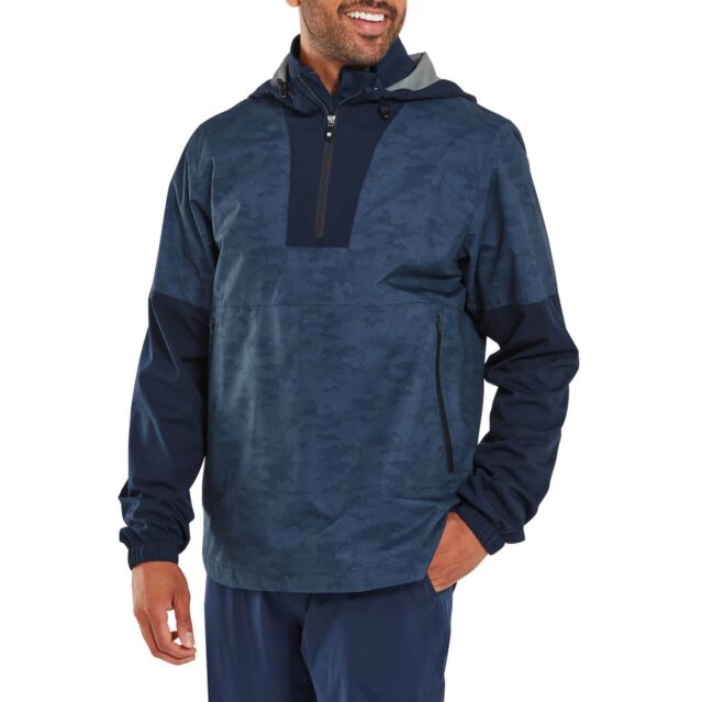 Footjoy Mens 2025 HydroLite X Waterproof Breathable Knit Panelling Golf Hoody