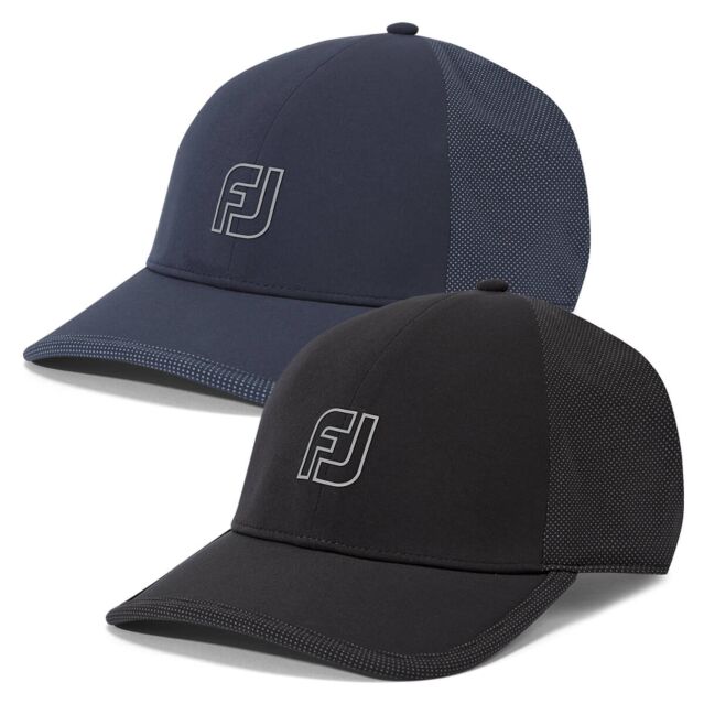 Footjoy Mens 2025 Hydroseries Rain Waterproof Adjustable Golf Baseball Cap