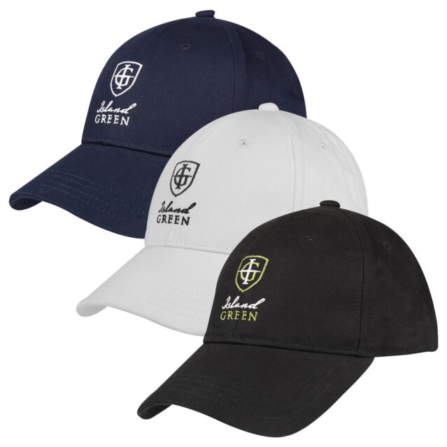 Island Green Mens IGHAT2033 Performance Pro Cotton Golf Hat
