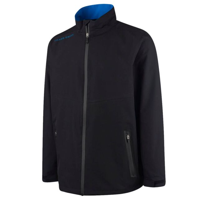 Island Green Mens 2025 Waterproof Stretch Breathable Golf Jacket