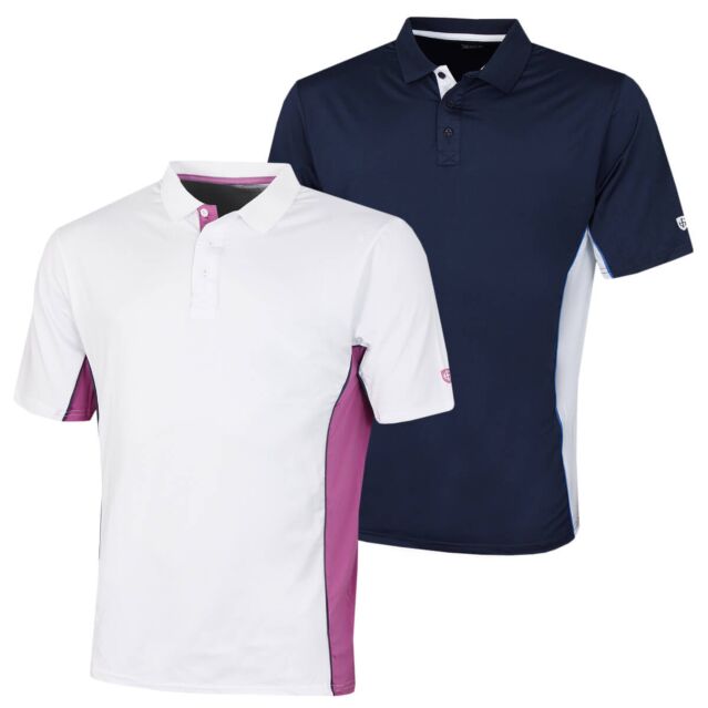 Island Green Mens IGTS2048 Panelled Wicking Golf Polo Shirt