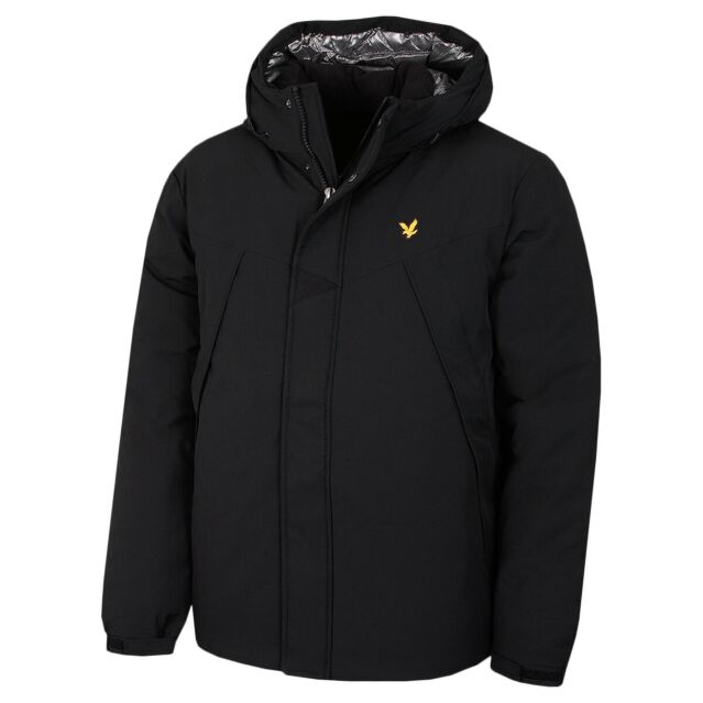 Lyle & Scott Mens Winter Insulated Utility Cut Hooded Jacket