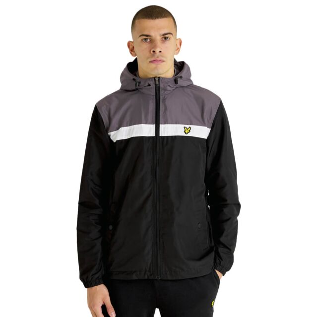 Lyle and scott block jacket sale