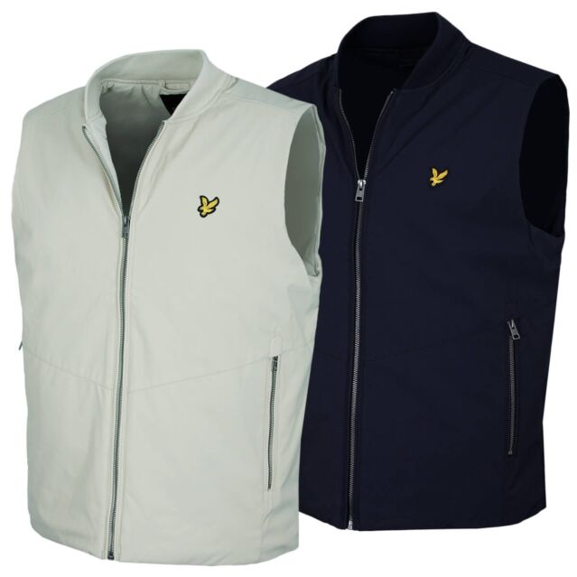 Lyle & Scott Mens 2025 Quilted Shell Water Resistant Insulated Golf Gilet