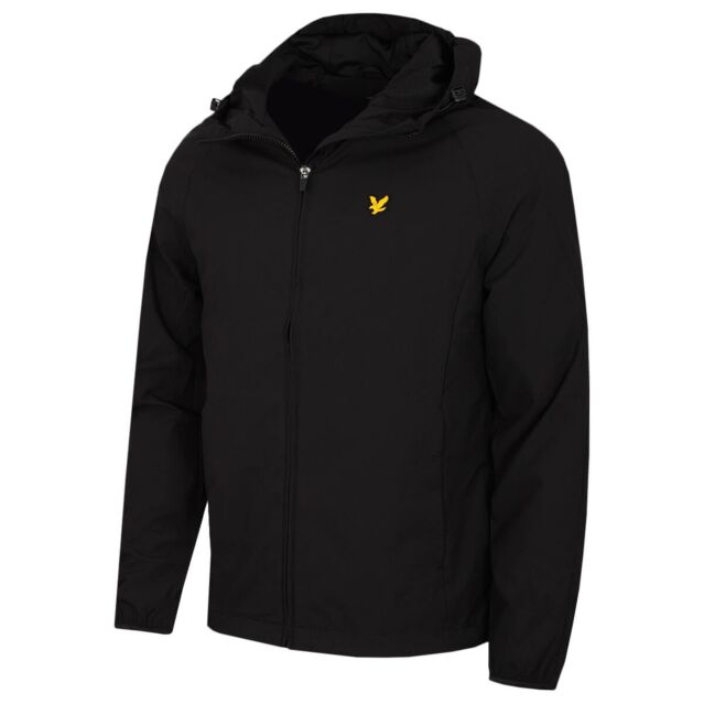 Lyle & Scott Mens 2025 Sports Hooded Active Zip Through Track Golf Jacket