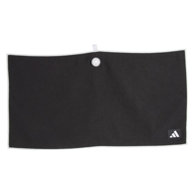 adidas Golf Unisex 2026 Magnetic Microfibre Absorbent Waffle Players Golf Towel