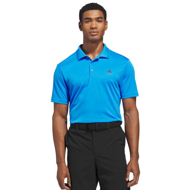 adidas Golf Mens Performance Left Chest Logo Stretch Soft Polo Shirt