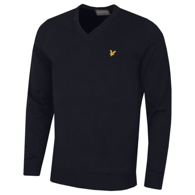 Lyle & scott v neck jumper sale