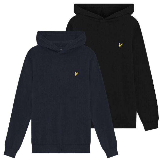 Lyle & Scott Mens Pullover Breathable Soft Merino Blend Golf Hoody