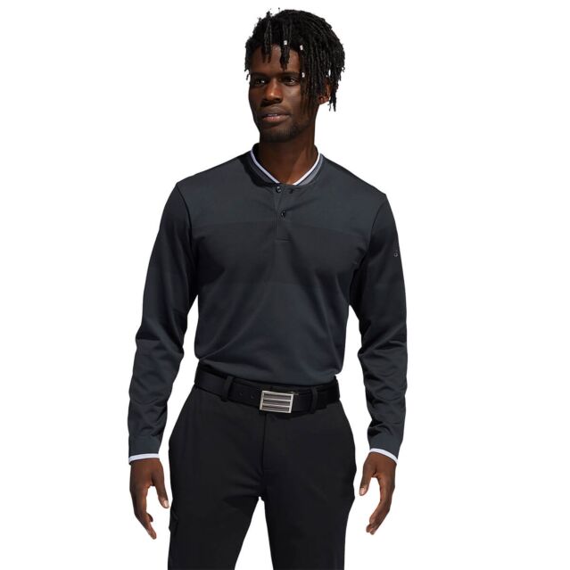 Adidas collarless golf shirts shop