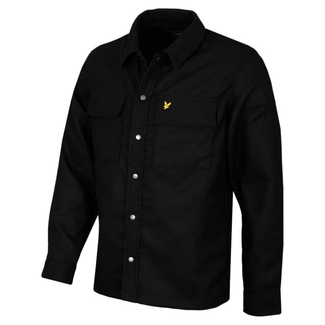 Lyle & Scott Mens Brushed Overshirt Lightweight Casual Jacket