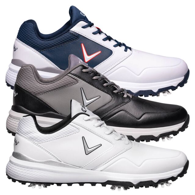 Callaway Golf Mens M596 LS Chev Spiked Waterproof Golf Shoes