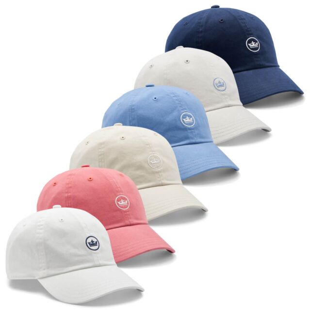 Peter Millar Mens 2026 Whitaker Washed Twill Classic Golf Hat Baseball Cap