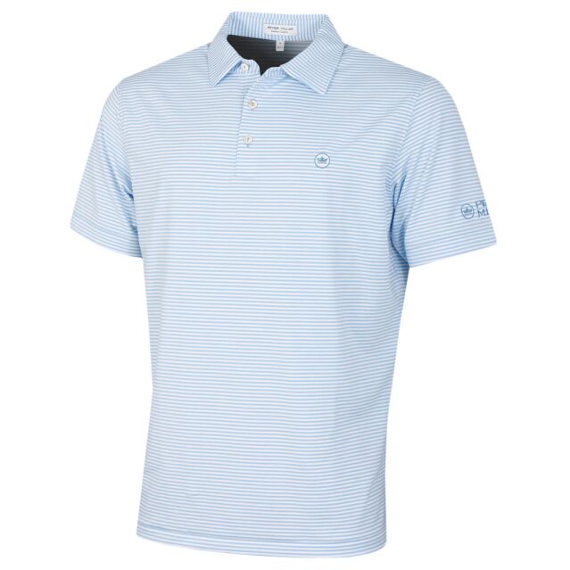 Peter Millar Mens 2024 Hales Performance Moisture Wicking Golf Polo Shirt