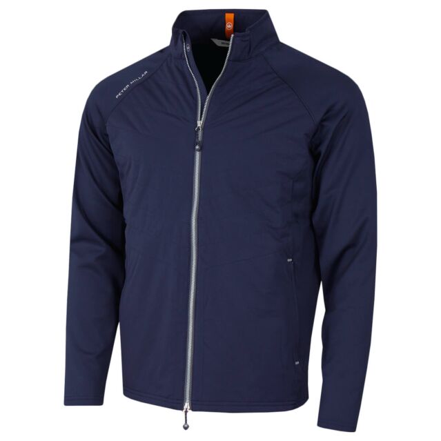 Peter Millar Mens 2025 Merge Elite Wind & Water Resistant Hybrid Golf Jacket