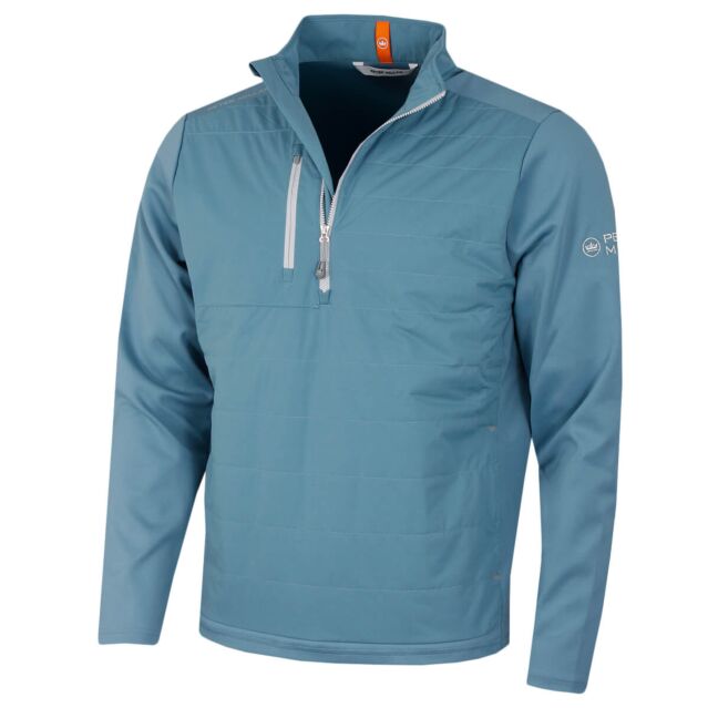 Peter Millar Mens Weld Elite Hybrid 4 Way Half Zip Sweater