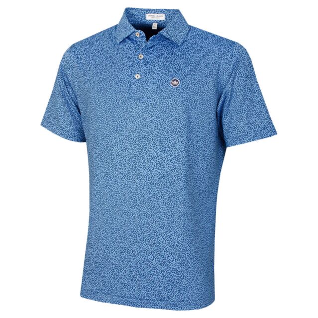 Peter Millar Mens Luck Of The Irish Performance Jersey Polo Shirt