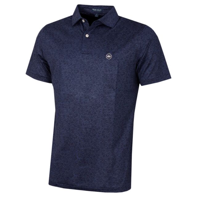 Peter Millar Mens Parkinson Floral UV 50+ Performance Jersey Polo Shirt