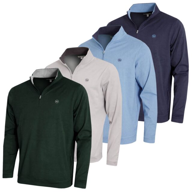 Peter Millar Mens Ardent Air Performance Quarter Zip Stretch Golf Sweater