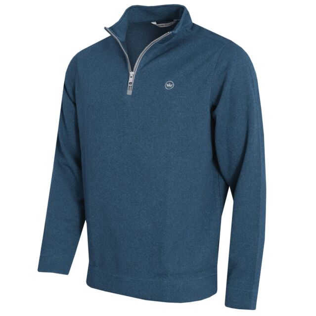 Peter Millar Mens Crown Fleece Stretch 1/4-Zip Golf Sweater