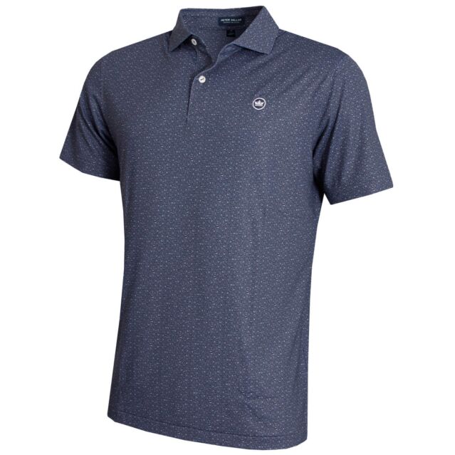 Peter Millar Mens 2025 Bittersweet Performance Edwin Spread Golf Polo Shirt