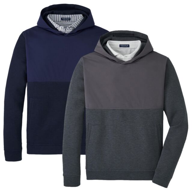 Peter Millar Mens Winsome Hybrid Warm Stretch Tailored Classic Golf Hoody