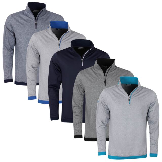 Glenmuir 2025 Crail Water Repellent 1/4 Zip Golf Midlayer Sweater