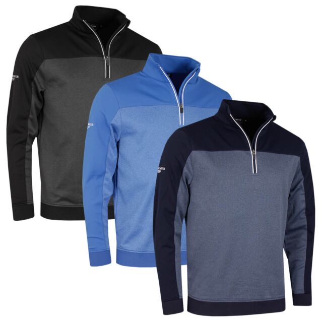 Glenmuir Mens 2025 Douglas Thermal Water Repellent Golf Midlayer Sweater