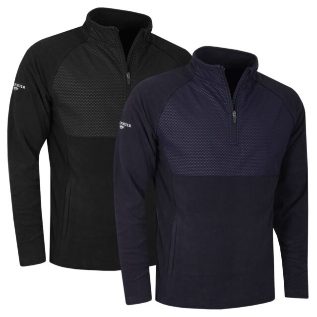 Glenmuir Mens 2025 Culross Thermal 4-Way Stretch Golf Midlayer Sweater