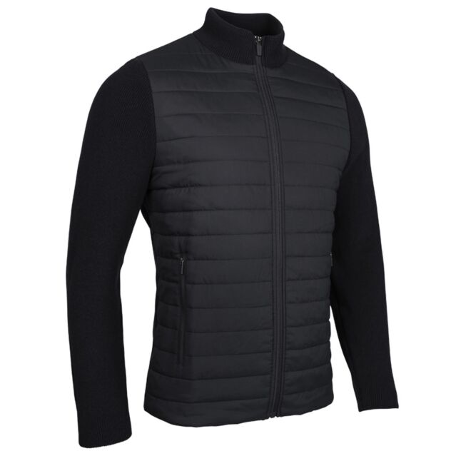 Glenmuir Mens 2025 Dalton Water Repellent Full Zip Breathable Warm Golf Jacket