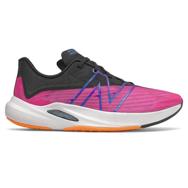 New Balance Mens Fuelcell Rebel v2 Trainers - Pink Glo/Black - UK 9