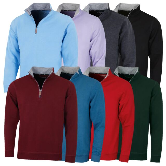 Proquip Mens Mistral Leisure Wind Protection Soft Feel Golf Top Sweater