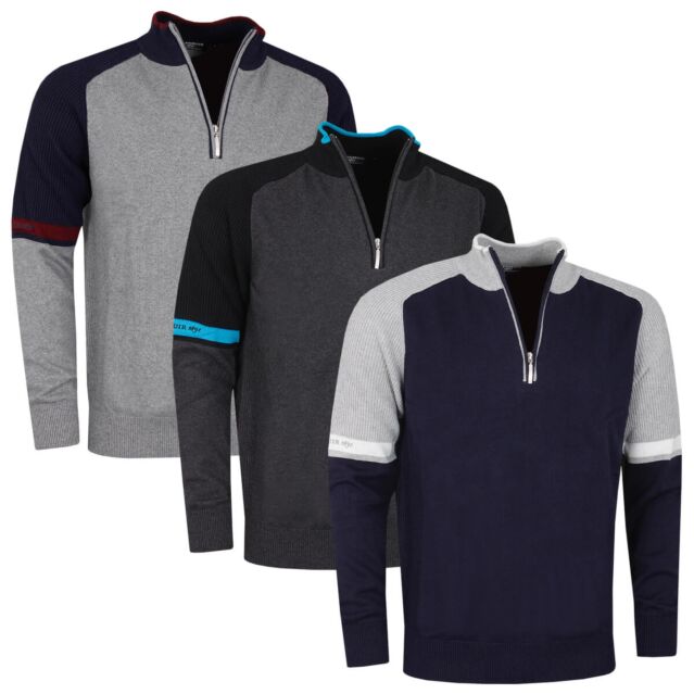 Glenmuir Garnock Water Repellent Cashmere Breathable Golf Sweater