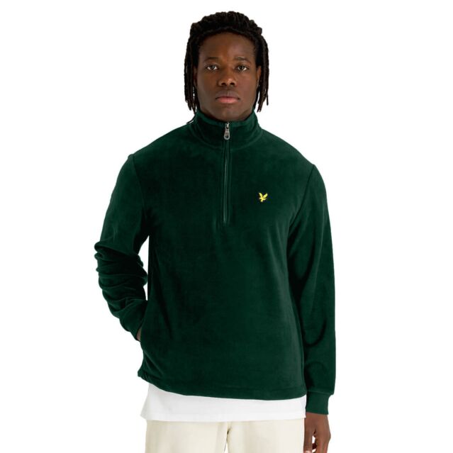 Men's ribbed full zip sweater top