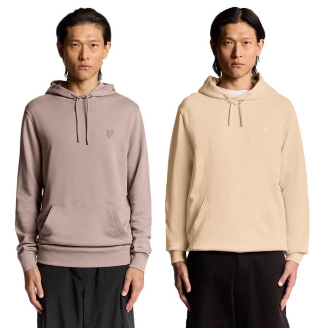 Lyle & Scott Mens 2025 Superfine Cotton Loopback Breathable Pullover Hoody