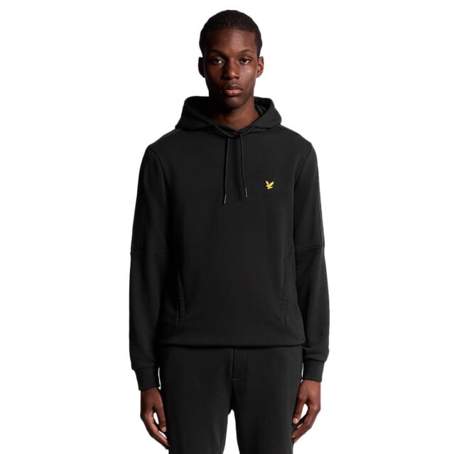 Lyle & Scott Mens 2025 Tape Soft Fabric Adjustable Hood Relaxed Fit Golf Hoody