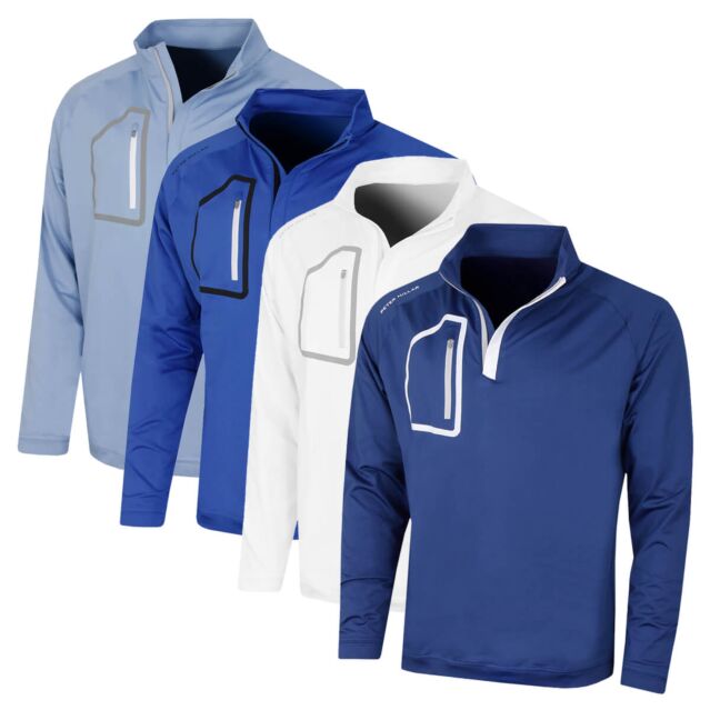Peter Millar Mens Forge Performance 4-Way Stretch 1/4 Zip Golf Sweater