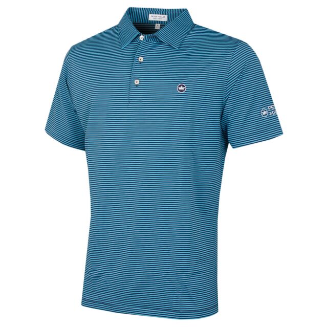 Peter Millar Mens 2024 Hales Self Collar Performance Jersey Golf Polo Shirt