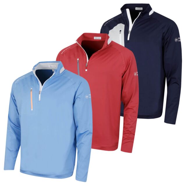 Peter Millar Mens Verge Performance 4 Way 1 2 Zip Golf Sweater