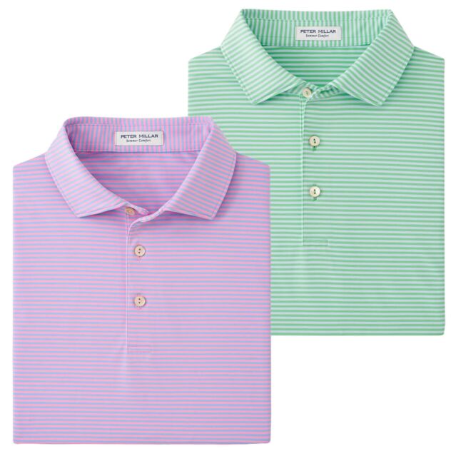 Peter Millar Mens 2025 Hales Performance Jersey 4 Way Stretch Golf Polo Shirt